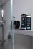 Two Nivea Men shower gel bottles on a shelf in a shower. Podgląd zdjęcia produktu