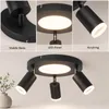 ZMH Deckenleuchte Led Deckenspot 3 Flammig GU10 - Produktbild-Vorschau 4