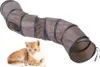 Tunnel pour chat en forme de S, jouet incurvé avec trous et Voir les images du produit 2
