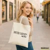 Huuraa Jutebeutel United States my love 10 Liter Natural Produktbild-Vorschau 2