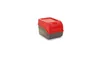 A red and gray plastic storage box for potatoes. Produktbild-Vorschau