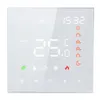 A digital thermostat display with temperature and time. Produktbild-Vorschau