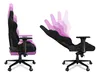 Krzesło biurowe YUMISU 2050 Magnetic Black Tkanina, Fotel Podgląd zdjęcia produktu 10