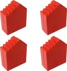 Euroline rutschsicherer Leiternfuß 60x22mm 4er-Set Produktbild-Vorschau 1