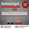 Clavos de hormigón de 16 mm, paquete de 1000 unidades, Vista previa de la imagen del producto 1
