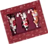 A set of three Christmas ornaments in a red box. Podgląd zdjęcia produktu