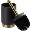 Tendance Toilettenburste Elba - schwarz/gold - H 38 x T 10 Produktbild-Vorschau 2