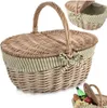 Picknickkorb aus Weide, geschlossen, 42x32x35 cm Produktbild-Vorschau 5