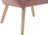 Sessel mit rosa Melange-Polsterung - CASERTA Produktbild-Vorschau 5