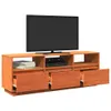 TV-Schrank Wachsbraun 140x37x50 cm Massivholz Kiefer Produktbild-Vorschau 5