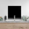 DEQORI Küchenrückwand Glas 60x60 cm 'Schwarz' Spritzschutz Produktbild-Vorschau 4