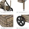 TecTake 404589, Šedá, Hnědá, Polyester, Kov, 120 kg, 15 kg Náhled obrázku produktu 4