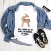 Mr. & Mrs. Panda Größe L T-Shirt Lama Stolz - Weiß - Produktbild-Vorschau 2