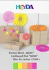 HEYDA 2047154 Neonpapier-Block DIN A4 10 Blatt neonfarben Anteprima dell’immagine prodotto 1