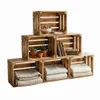 Cassa in legno fiammato 40x30x25 cm - Cassa per frutta Anteprima dell’immagine prodotto 1