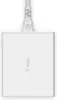 A white Belkin charger with a white cable plugged into it, shown from a top-down perspective against a white background. Náhled obrázku produktu