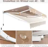 A collage of images showing an awning, its features, and details. Anteprima dell’immagine prodotto