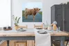 MuchoWow® Poster Scottish Highlander - Straße - Gras Produktbild-Vorschau 3