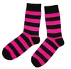 Damen Basic Socken aus Baumwolle Ringel und Punkte Pink Produktbild-Vorschau 1