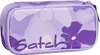 A purple pencil case with a floral pattern. Produktbild-Vorschau