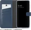 Selencia Echtleder Klapphülle Samsung Galaxy A16 - Blau Produktbild-Vorschau 3