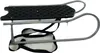 A sled with a black seat and gray metal frame, shown against a white background. Produktbild-Vorschau