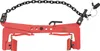 A red bordsteinzange (curb clamp) with a black chain is shown against a white background. Podgląd zdjęcia produktu