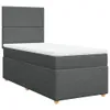 The Living Store Boxspringbett mit Matratze Dunkelgrau Produktbild-Vorschau 4