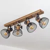Cotes »Cotes« Deckenlampe, Holz/Metall, Braun/Schwarz Produktbild-Vorschau 8