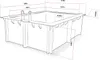 Piscina rettangolare in legno "Caimans" - 4,10 x 3,00 x Anteprima dell’immagine prodotto 3