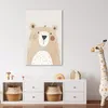 Leinwand Bilder 60x90 cm - Kinder Beige - Bär, Bilder Produktbild-Vorschau 3