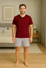 KB Schlafanzug Herren kurz Pyjama Männer 100% Baumwolle Produktbild-Vorschau 2