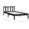 VidaXL 810046, Schwarz, 80,5 cm, 195,5 cm, 69,5 cm, 750 x Produktbild-Vorschau 7