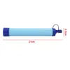 A portable water filter straw with measurement indicators. Produktbild-Vorschau