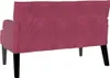vidaXL Pohovka Chesterfield Weinrot 112 x 65,5 x 75 cm Samt Náhľad obrázku produktu 6