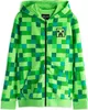 Giacca con cappuccio Minecraft Boys Creeper Character NS336 Anteprima dell’immagine prodotto 1