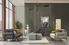 Sofagarnitur 431 Sitz 2x Hocker Sofa Set 5tlg Luxus Produktbild-Vorschau 1