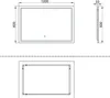 LED Badspiegel mit Beleuchtung Beschlagfrei 120x80cm Produktbild-Vorschau 9