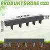 UISEBRT 10m Anthracite Palissade de jardin aspect pierre en Voir les images du produit 2