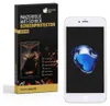 A product box for screen protectors next to a smartphone. Produktbild-Vorschau
