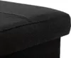 A close-up view of the textured black fabric of a product. Náhled obrázku produktu