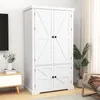 COSTWAY Küchenschrank hoch, 139 cm Vorratsschrank mit Produktbild-Vorschau 9