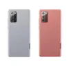 Two phone cases, one gray and one red, are shown side-by-side against a white background. Produktbild-Vorschau