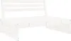 The Living Store Mittelsofa Weiß 120x80 cm Massivholz Produktbild-Vorschau 7
