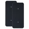 Two black rectangular filter pads with rounded corners and two small white dots each, arranged side-by-side on a white background. Voir les images du produit