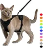 Supet Katzen-Geschirr und Leine Set Schwarz S (34.8-39.9 Produktbild-Vorschau 1