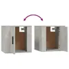 vidaXL TV Wandschränke 2 Stk. Betongrau 40x34,5x40 cm - Produktbild-Vorschau 10