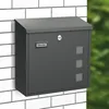 BASI - Briefkasten - BK 350M - Stahl matt anthrazit - Produktbild-Vorschau 2