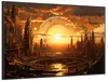 Wallario Wandbild Sonnenportal in die Zukunft, Größe: 61 x Produktbild-Vorschau 2