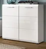 Kommode "Cover" in weiß Hochglanz Sideboard 80 x 81 cm Produktbild-Vorschau 1